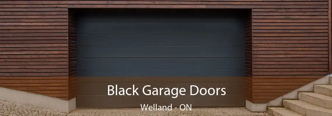 Black Garage Doors Welland - ON